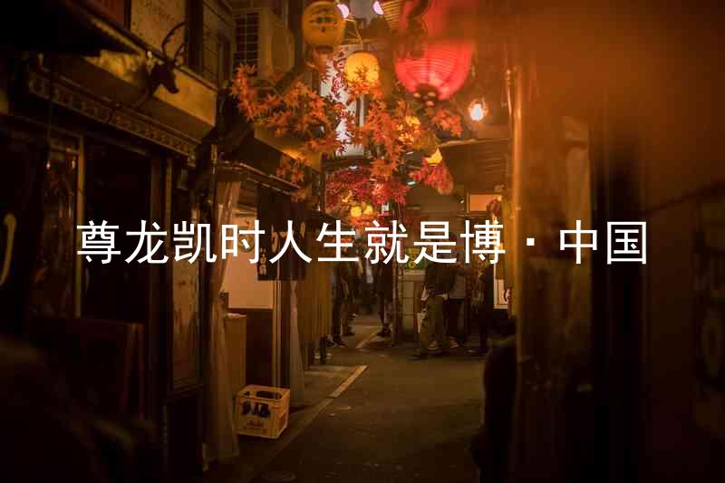 尊龙凯时人生就是博·中国